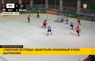 «Ястребы» стали обладателями хоккейного Кубка Цыплакова - ont.by - Белоруссия - Пинск