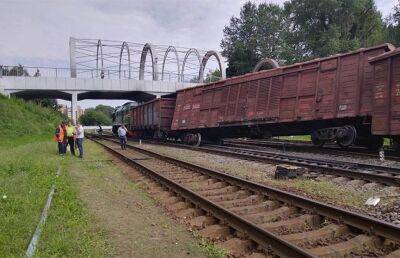 Несколько вагонов грузового поезда сошли с рельсов в Могилеве - ont.by - Белоруссия