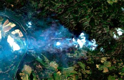 Пожар в «Чешской Швейцарии» сфотографировали из космоса - vinegret.cz - Швейцария - Чехия