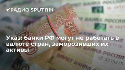 Владимир Путин - Путин разрешил банкам РФ приостановить операции в валюте стран, заморозивших их активы - smartmoney.one - Россия