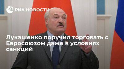 Александр Лукашенко - Лукашенко поручил торговать с Евросоюзом даже в условиях санкций: бизнес есть бизнес - smartmoney.one - Белоруссия - Минск - Минск